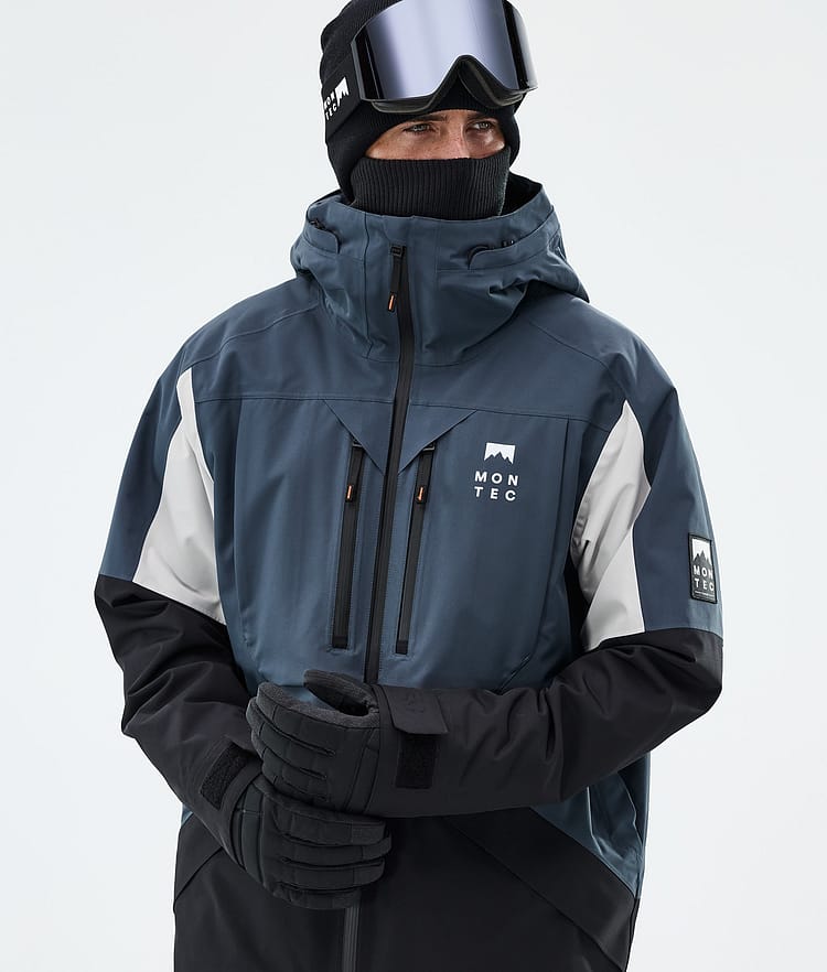 Montec Arch Snowboardjacke Herren Metal Blue/Light Grey/Black, Image 4 of 9