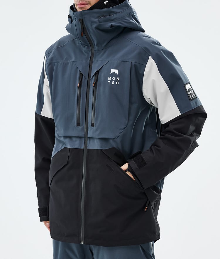 Montec Arch Snowboardjacke Herren Metal Blue/Light Grey/Black, Image 7 of 9