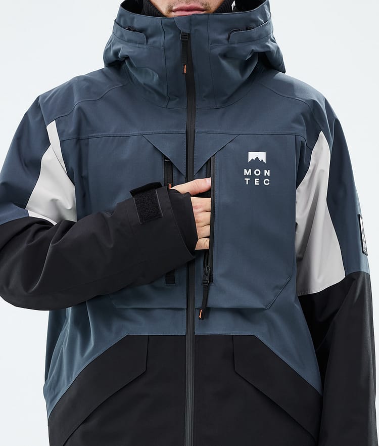 Montec Arch Snowboardjacke Herren Metal Blue/Light Grey/Black, Image 8 of 9