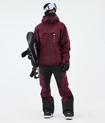 Montec Oracle Snowboard Outfit Burgundy/Black