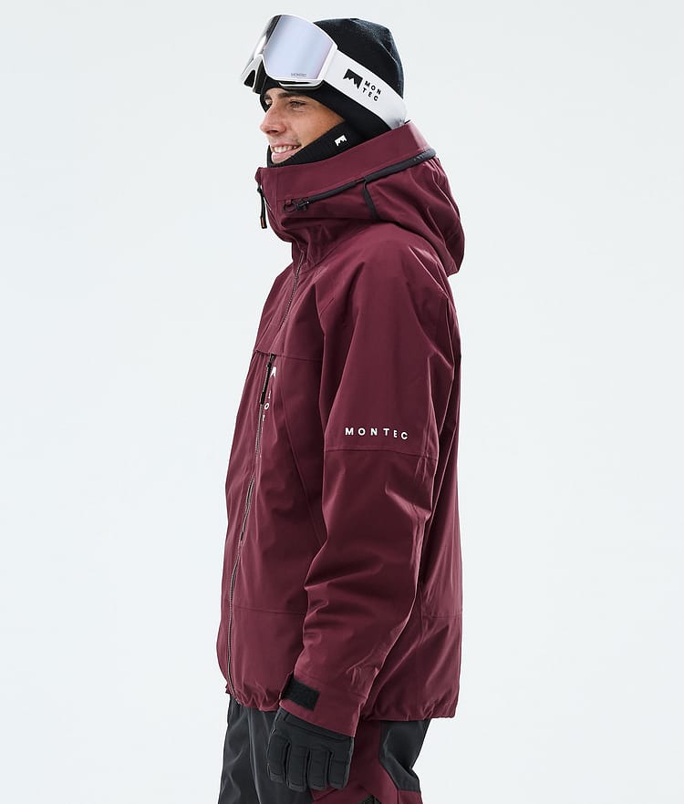Montec Oracle Snowboardjacke Herren Burgundy, Image 5 of 9