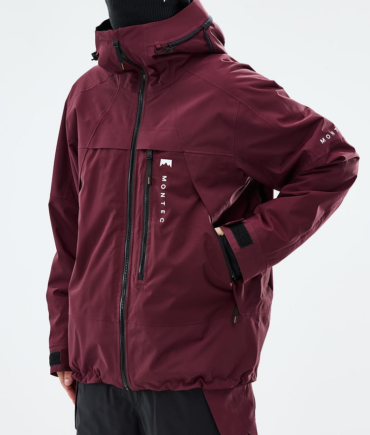 Montec Oracle Snowboardjacke Herren Burgundy, Image 7 of 9