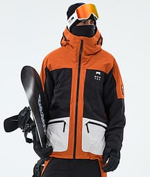 Montec Morpheus Snowboardjacke Herren Burned Orange/Black/Light Grey