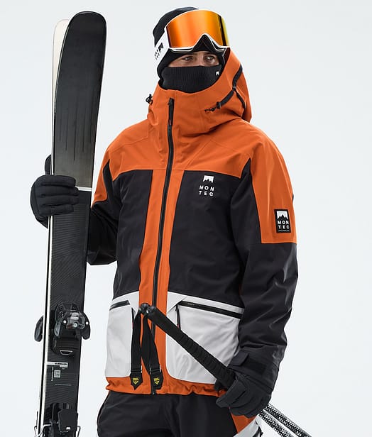 Montec Morpheus Skijacke Herren Burned Orange/Black/Light Grey