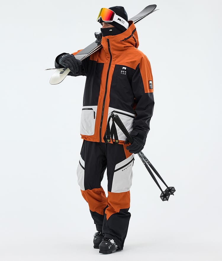 Montec Morpheus Skijacke Herren Burned Orange/Black/Light Grey, Image 2 of 9
