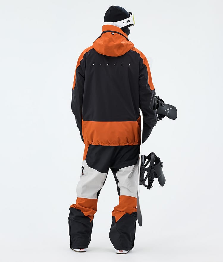 Montec Morpheus Snowboardjacke Herren Burned Orange/Black/Light Grey, Image 3 of 9