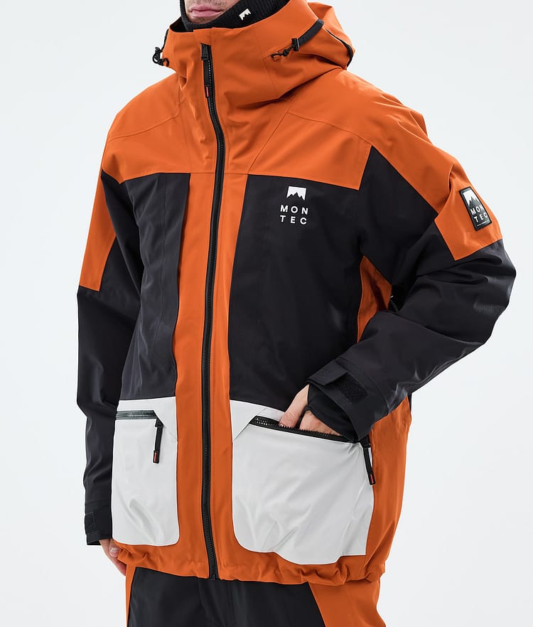Montec Morpheus Skijacke Herren Burned Orange/Black/Light Grey, Image 7 of 9