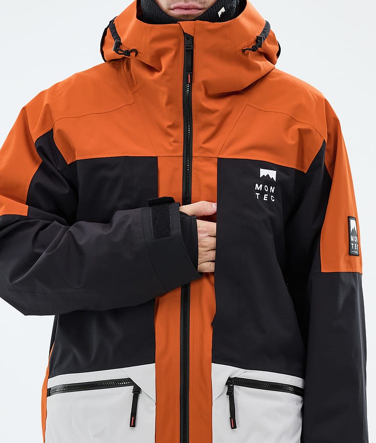 Montec Morpheus Skijacke Herren Burned Orange/Black/Light Grey, Image 8 of 9