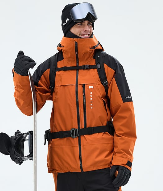 Montec Oracle Snowboardjacke Herren Burned Orange/Black