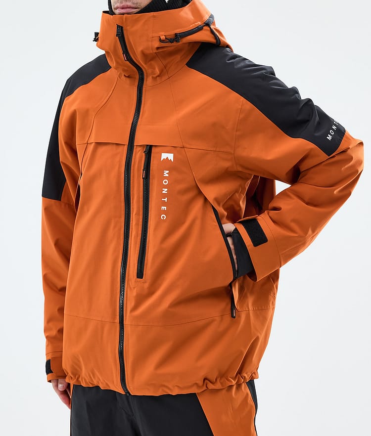 Montec Oracle Snowboardjacke Herren Burned Orange/Black, Image 7 of 9
