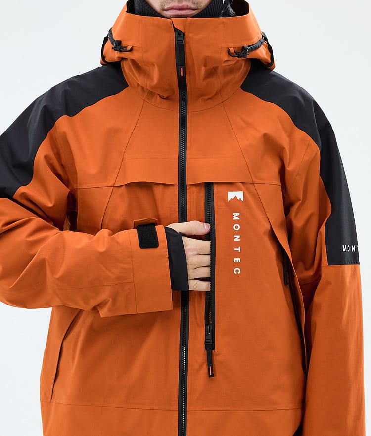 Montec Oracle Skijacke Herren Burned Orange/Black, Image 8 of 9