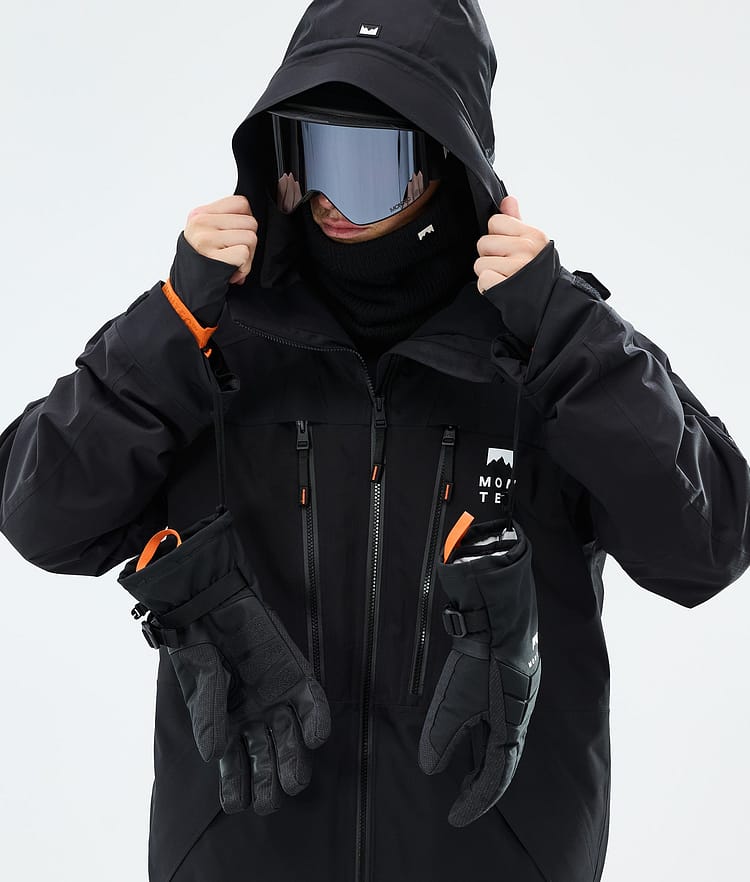 Montec Sentinel Snowboardjacke Herren Black, Image 4 of 9