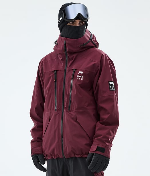 Montec Sentinel Snowboardjacke Herren Burgundy