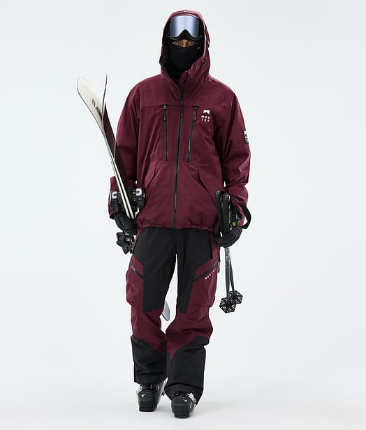 Montec Sentinel Ski Outfit Burgundy/Black