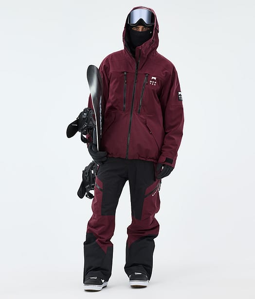 Montec Sentinel Snowboard Outfit Burgundy/Black