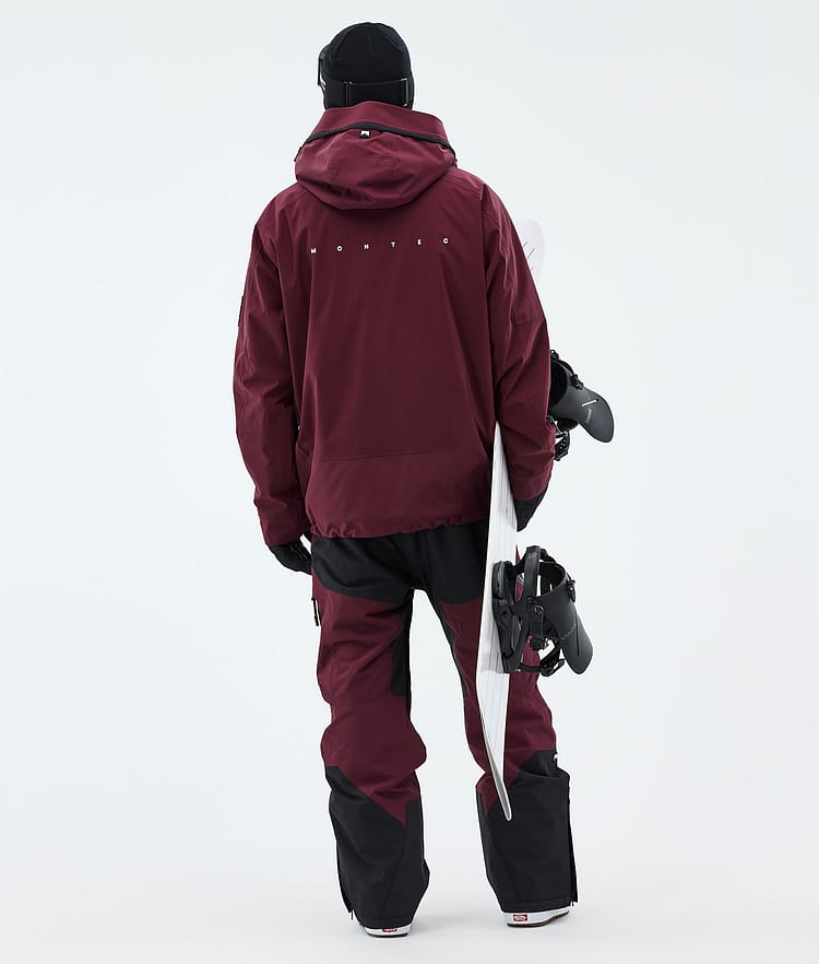 Montec Sentinel Snowboardjacke Herren Burgundy, Image 3 of 9