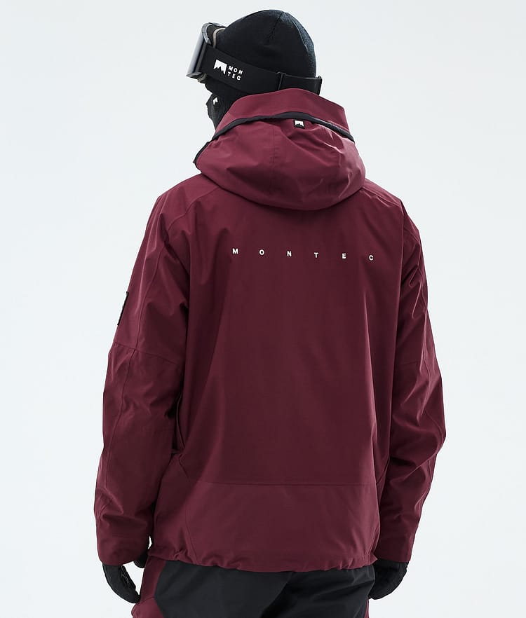 Montec Sentinel Snowboardjacke Herren Burgundy, Image 6 of 9