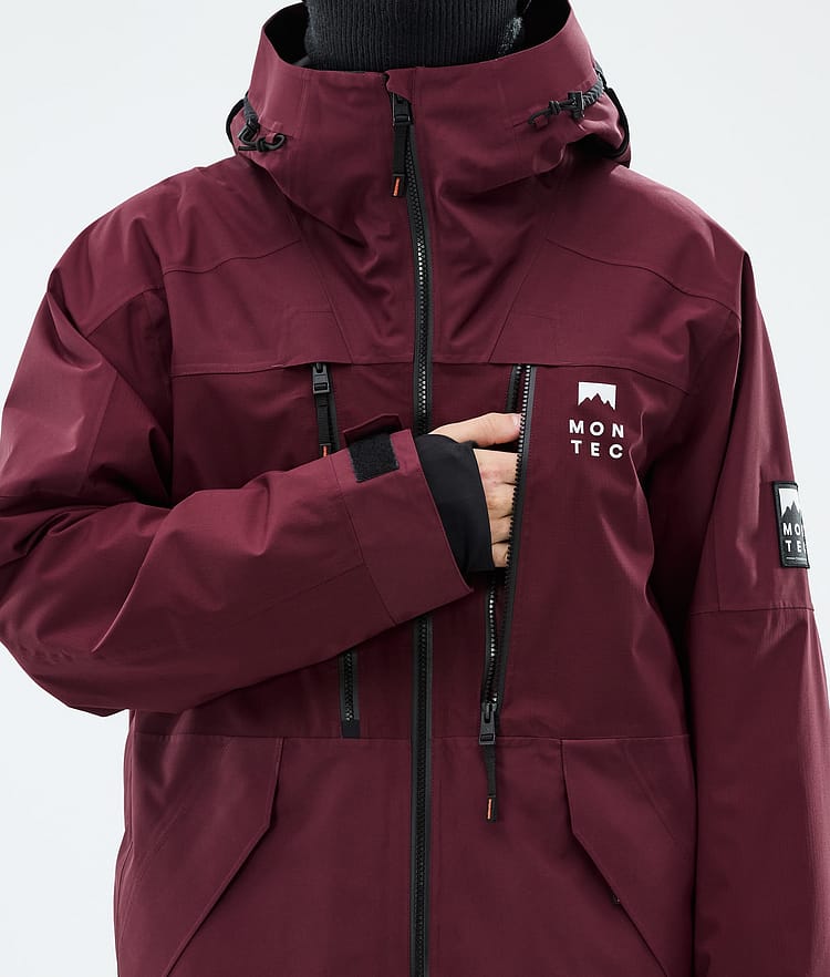 Montec Sentinel Skijacke Herren Burgundy, Image 8 of 9