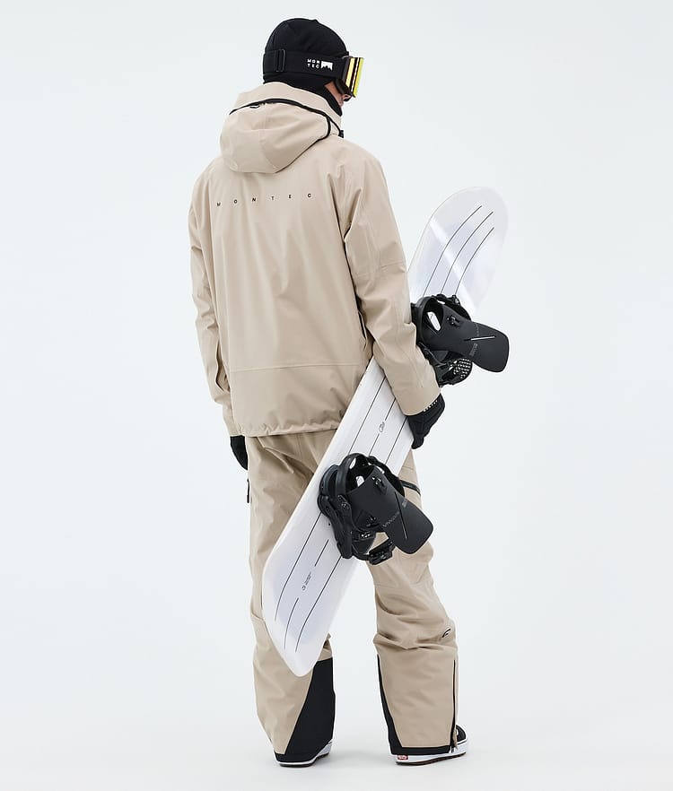 Montec Sentinel Snowboardjacke Herren Sand, Image 3 of 9