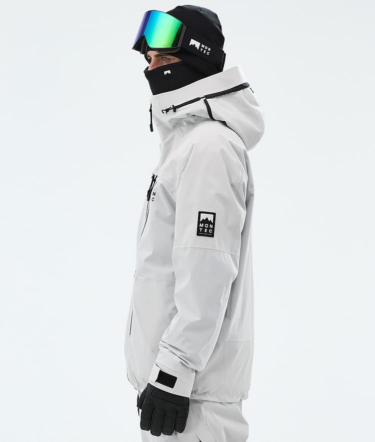 Montec Sentinel Snowboardjacke Herren Light Grey, Image 5 of 9