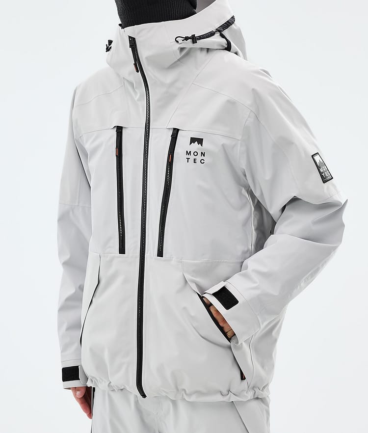 Montec Sentinel Snowboardjacke Herren Light Grey, Image 7 of 9