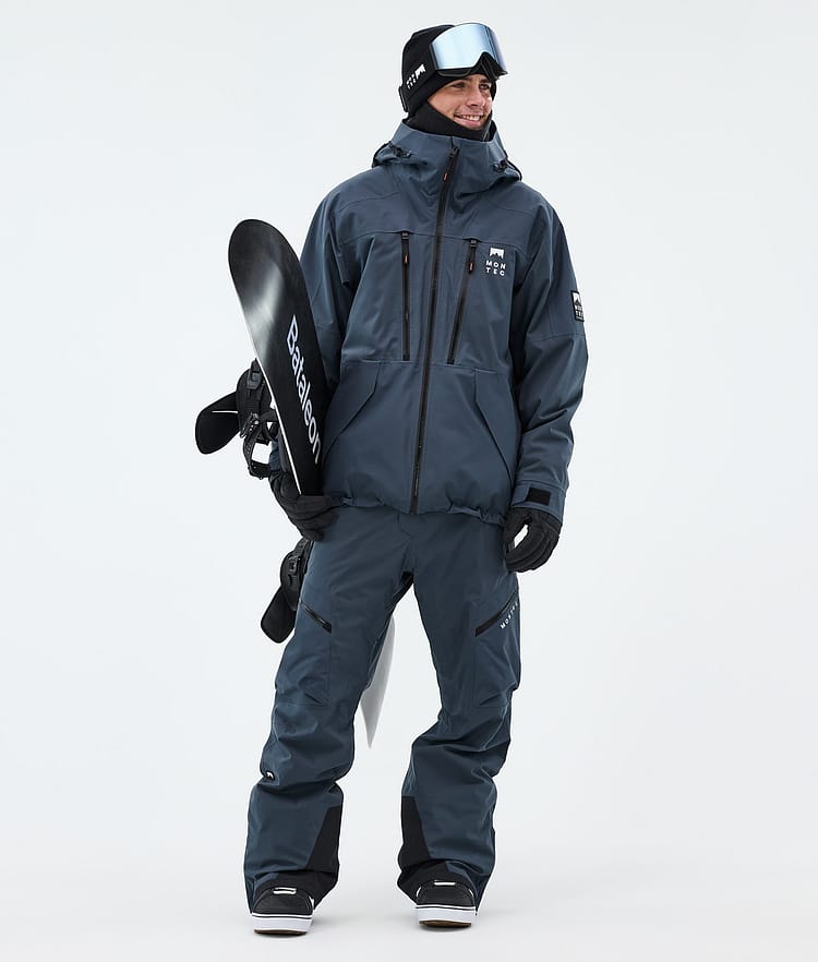 Montec Sentinel Snowboardjacke Herren Metal Blue, Image 2 of 9