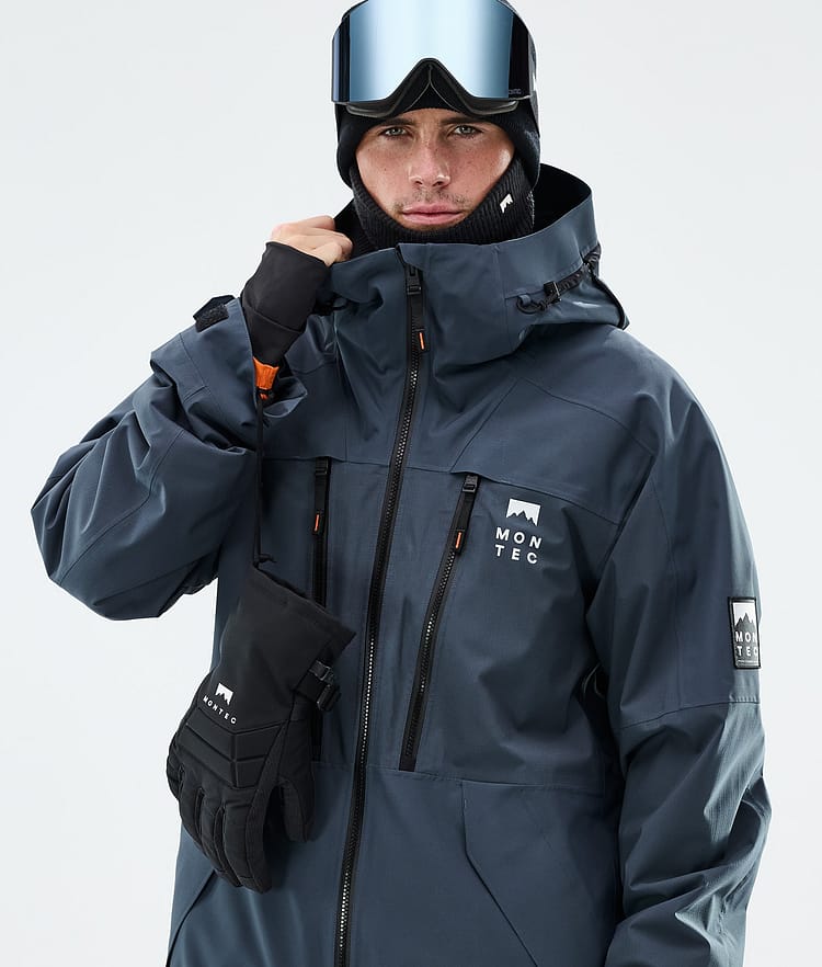 Montec Sentinel Snowboardjacke Herren Metal Blue, Image 4 of 9