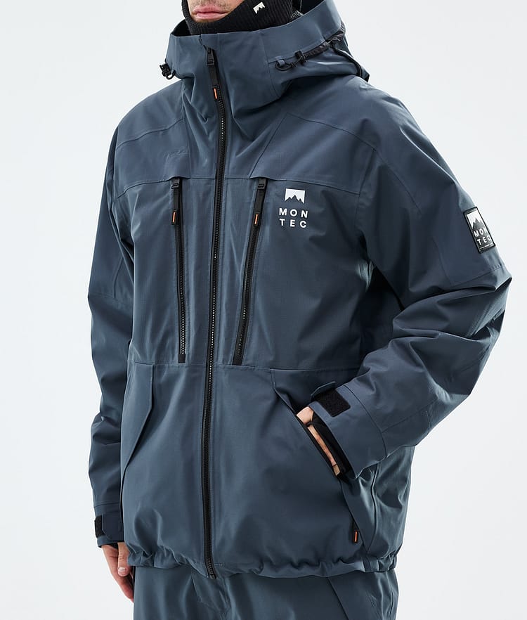 Montec Sentinel Snowboardjacke Herren Metal Blue, Image 7 of 9