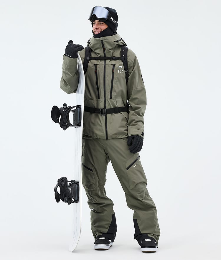 Montec Sentinel Snowboardjacke Herren Greenish, Image 2 of 9