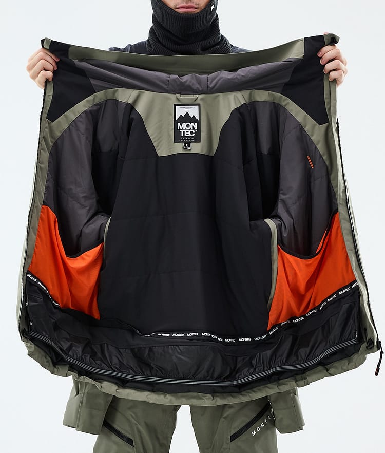 Montec Sentinel Snowboardjacke Herren Greenish, Image 9 of 9