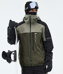 Montec Oracle Snowboardjacke Herren Greenish/Black/Olive Green