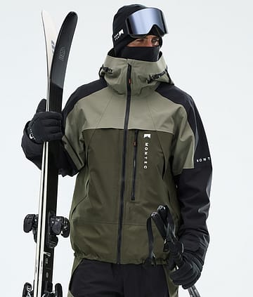 Montec Oracle Skijacke Greenish/Black/Olive Green