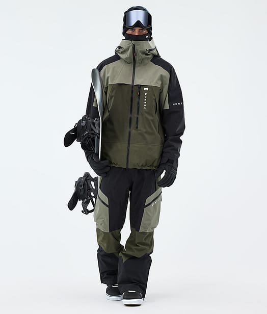 Montec Oracle Snowboard Outfit Greenish/Black/Olive Green