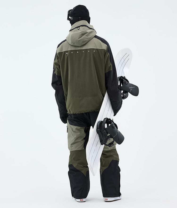 Montec Oracle Snowboardjacke Herren Greenish/Black/Olive Green, Image 3 of 9