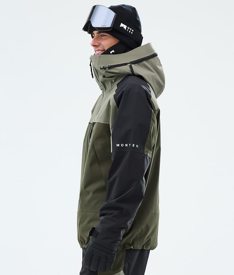 Montec Oracle Snowboardjacke Herren Greenish/Black/Olive Green, Image 5 of 9