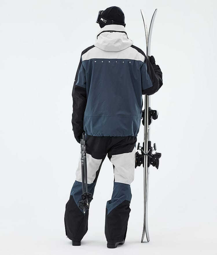 Montec Oracle Skijacke Herren Light Grey/Black/Metal Blue, Image 3 of 9