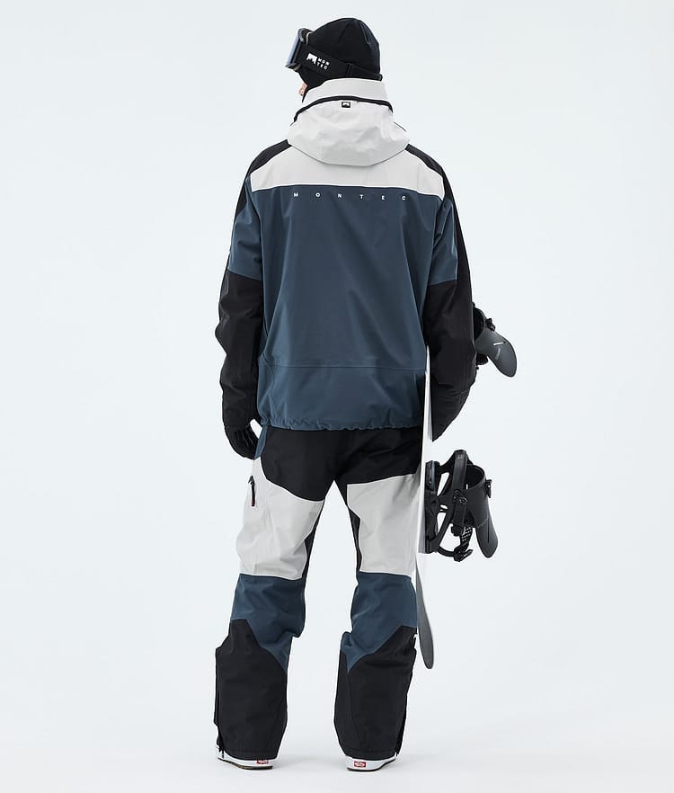 Montec Oracle Snowboardjacke Herren Light Grey/Black/Metal Blue, Image 3 of 9