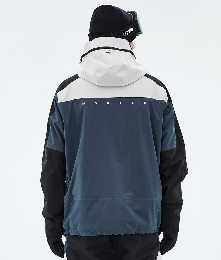 Montec Oracle Skijacke Herren Light Grey/Black/Metal Blue, Image 6 of 9
