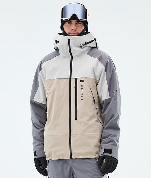 Montec Oracle Skijacke Herren Light Grey/Light Pearl/Sand