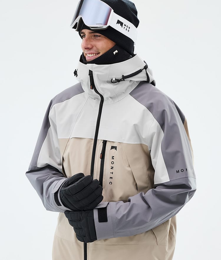 Montec Oracle Snowboardjacke Herren Light Grey/Light Pearl/Sand, Image 4 of 9