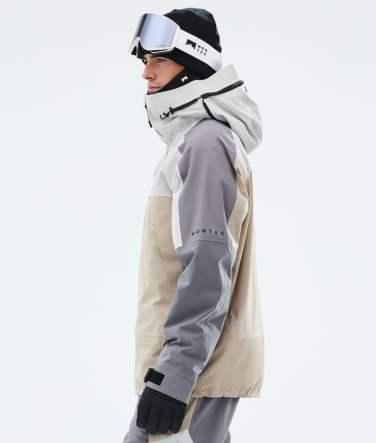 Montec Oracle Snowboardjacke Herren Light Grey/Light Pearl/Sand, Image 5 of 9