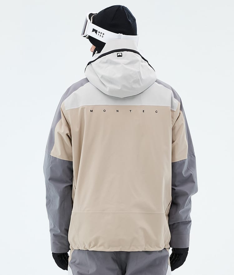 Montec Oracle Snowboardjacke Herren Light Grey/Light Pearl/Sand, Image 6 of 9