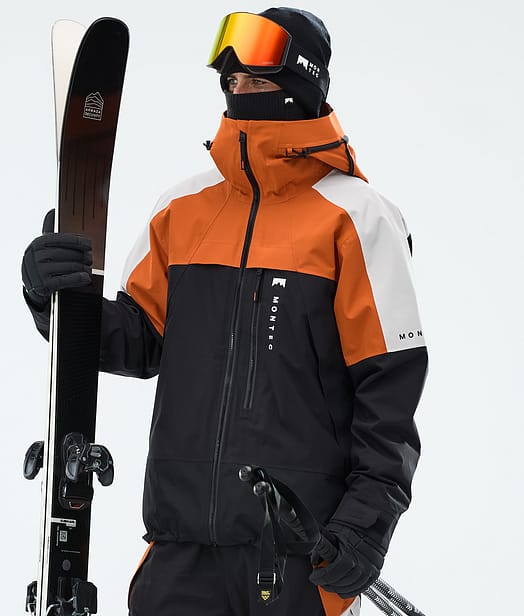 Montec Oracle Skijacke Herren Burned Orange/Light Grey/Black