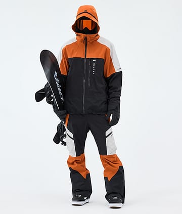 Montec Oracle Snowboard Outfit Burned Orange/Light Grey/Black