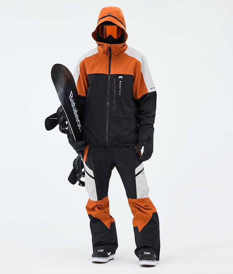 Montec Oracle Snowboardjacke Herren Burned Orange/Light Grey/Black, Image 2 of 9