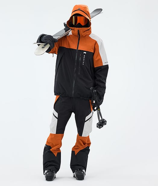 Montec Oracle Ski Outfit Burned Orange/Light Grey/Black