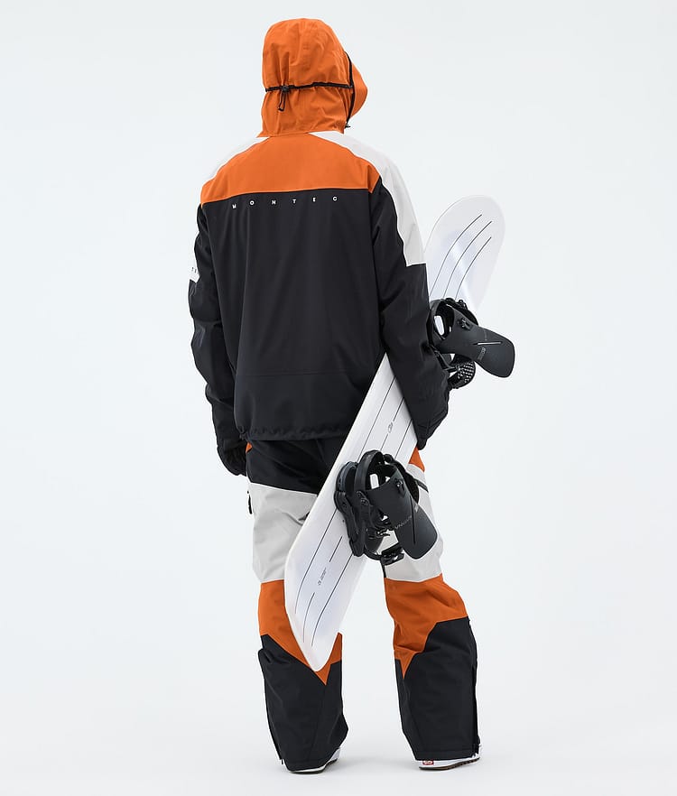 Montec Oracle Snowboardjacke Herren Burned Orange/Light Grey/Black, Image 3 of 9