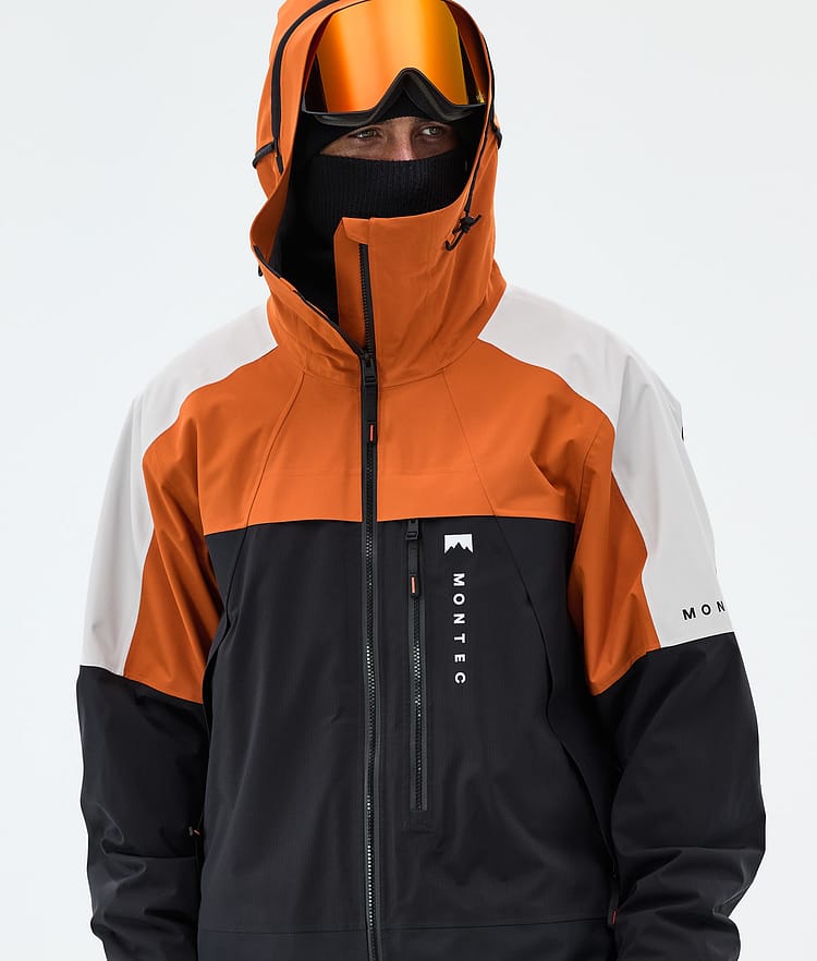 Montec Oracle Skijacke Herren Burned Orange/Light Grey/Black, Image 4 of 9