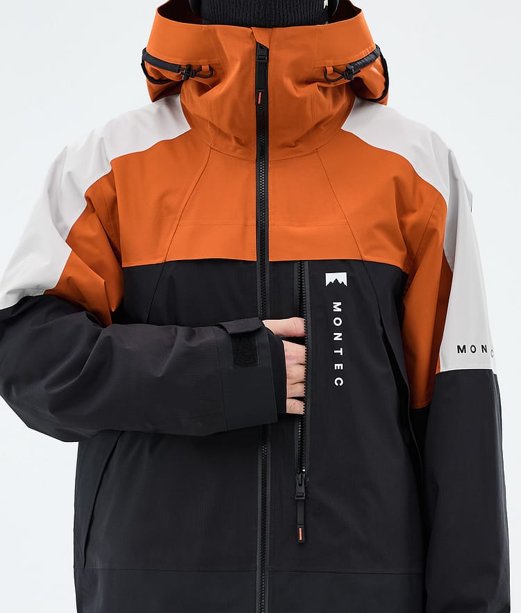 Montec Oracle Skijacke Herren Burned Orange/Light Grey/Black, Image 8 of 9