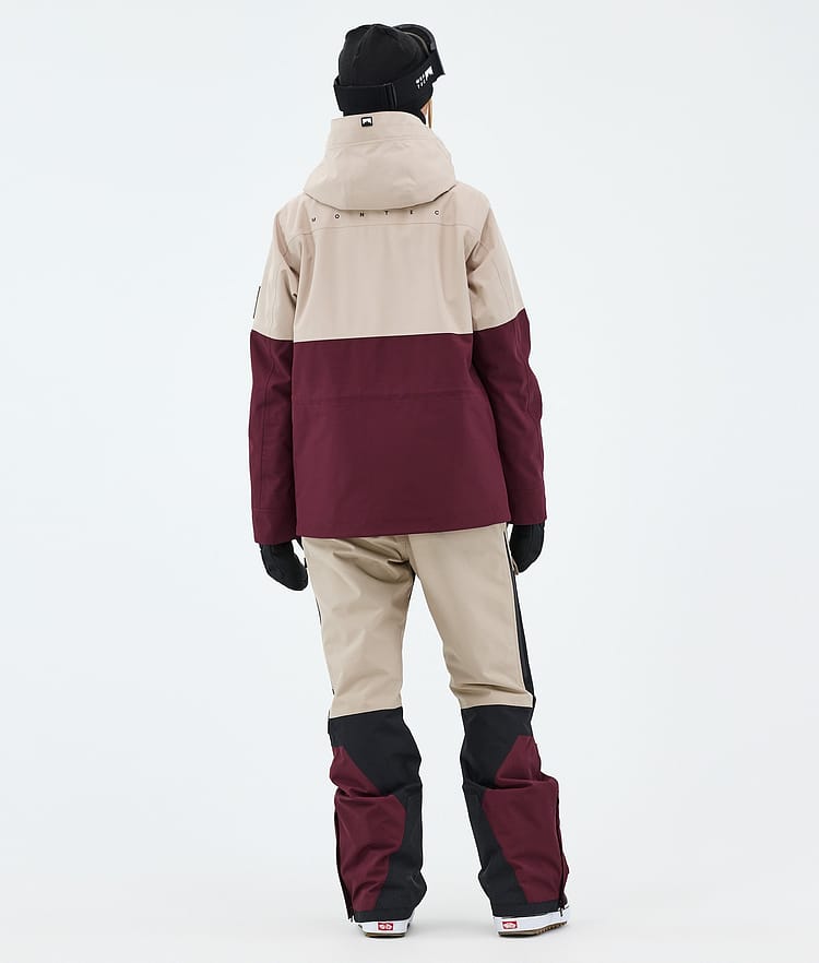 Montec Doom W Snowboard Outfit Damen Sand/Black/Burgundy, Bild 3 von 3